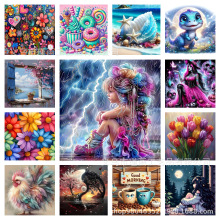 �羳TEMU�������ӷ羰�����ﻭ������ʯ������DIY��Ʒһ������ֱ