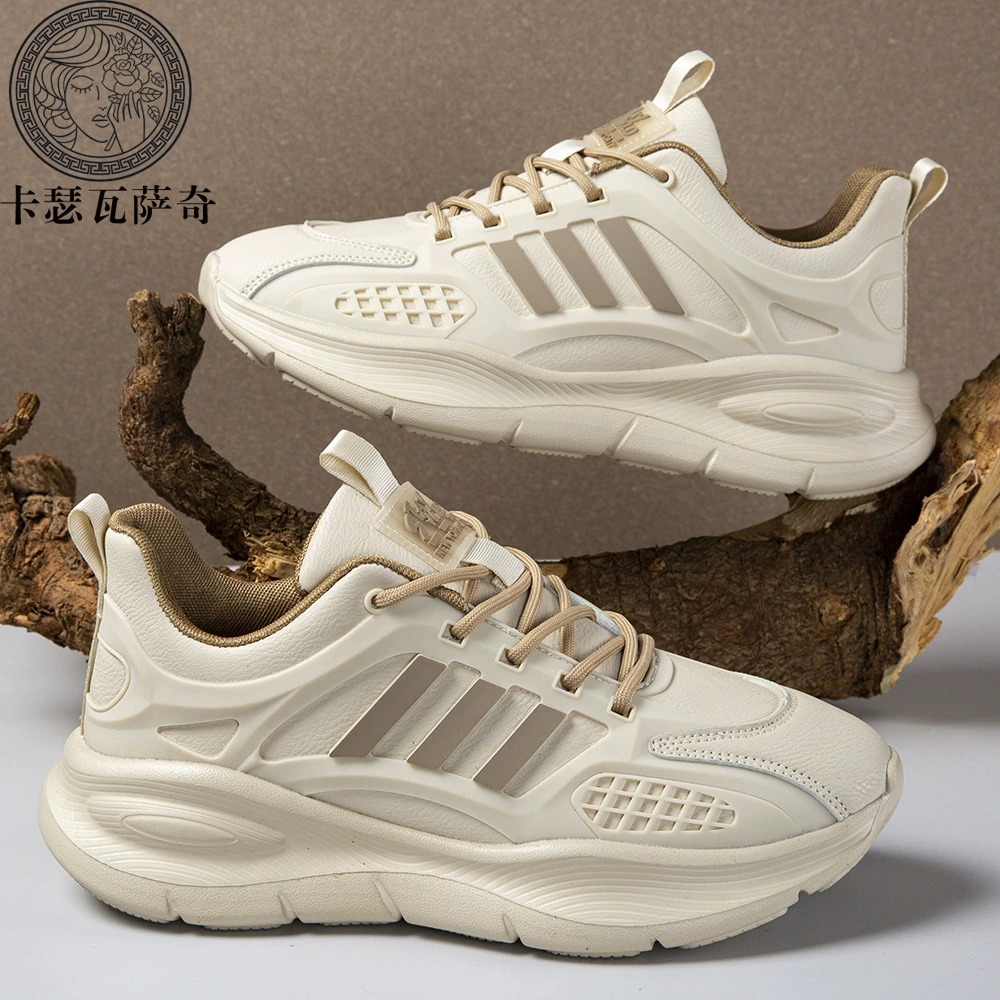 Elastic breathable sports shoes, soft heel, lightweight running sneakers, lace‑up, sizes 36–44