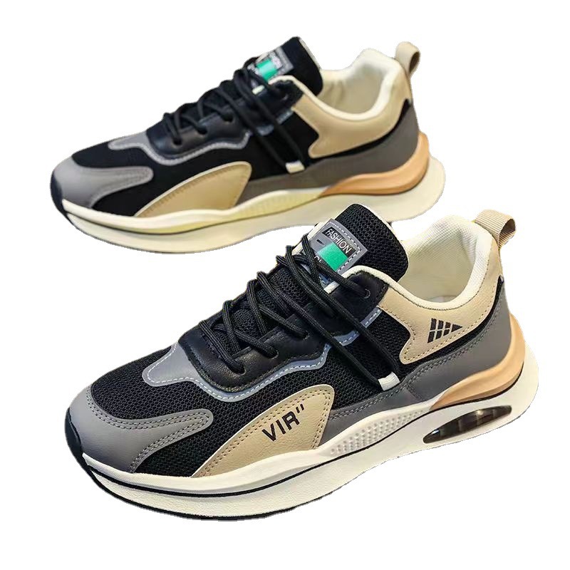 Zapatos deportivos para hombres nuevos zapatos casuales transpirables de malla de estilo coreano zapatos de moda zapatos de viaje zapatos ligeros para correr para hombres al por mayor