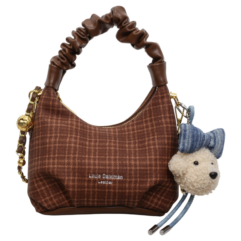 Bolso de mano popular de verano para mujeres 2026 nuevo estilo versátil cadena diaria bolso de hombro sensación de bolso plegado super caliente
