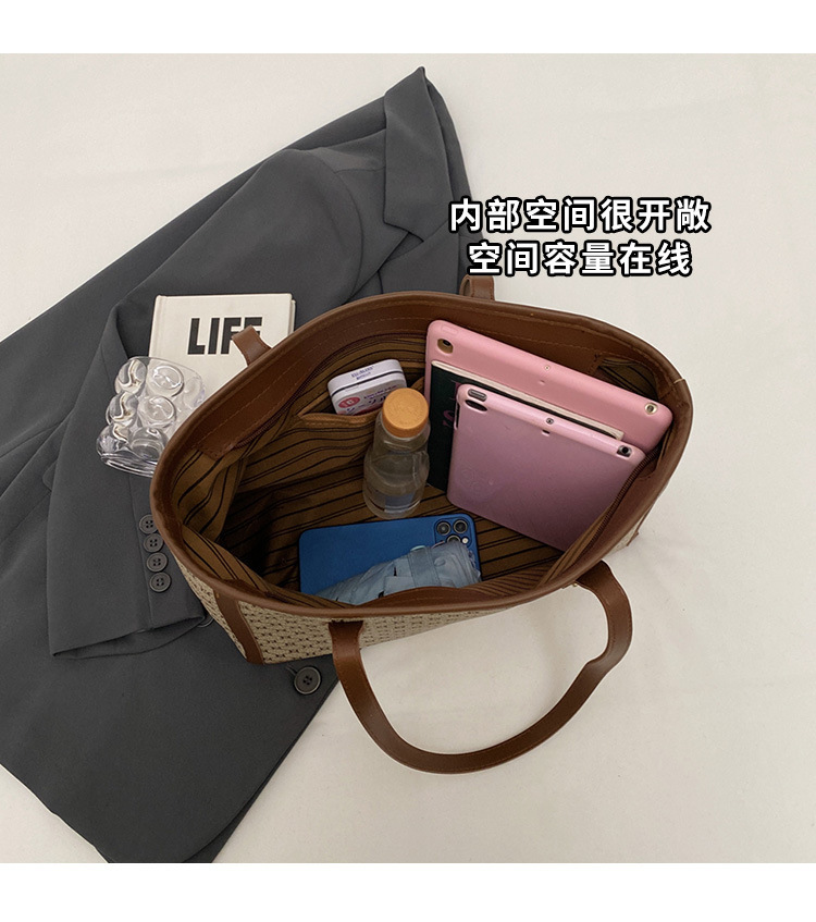 High-end, stylish, versatile, hand-carry bag for women, 2025 new trendy and popular single-shoulder bag with large capacity tote bag undefined