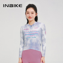 INBIKE骑行服女士新款春夏季薄长袖透气自行车公路车上衣长袖顽味