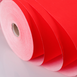 Thickened Double-Layer Blank Handwritten Red New Year Spring Festival Couplets on Rice Paper, Semi-Raw and Semi-Cooked Paper-Cutting