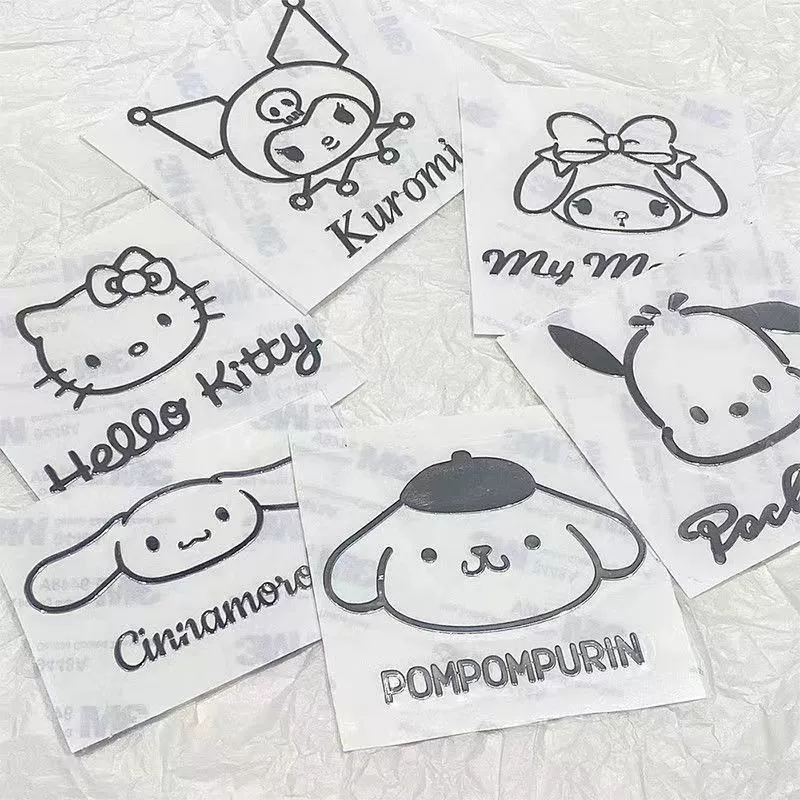 Cartoon metal cute sticker, waterproof decorations, folder