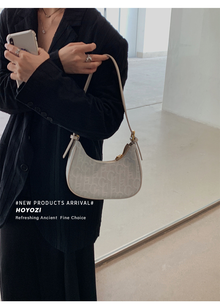 Hong Kong kJhsel PU niche denim law stick underarm for women's spring/summer new shoulder bag_voghion.com