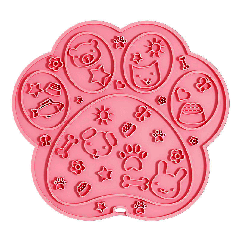 개 발톱 핥기 패드 [레드]]