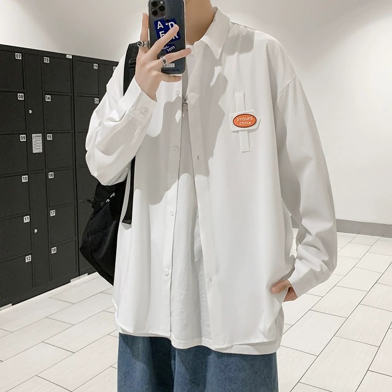 Design autumn thin shirt, trend brand jacket for beloved, trend of season, oversize