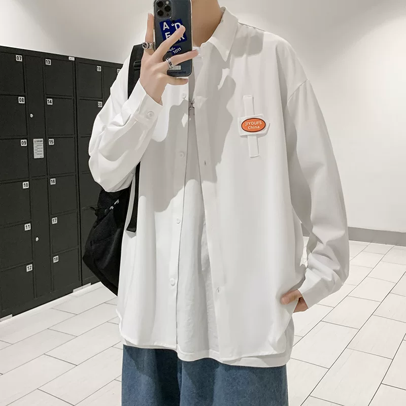 Design autumn thin shirt, trend brand jacket for beloved, trend of season, oversize