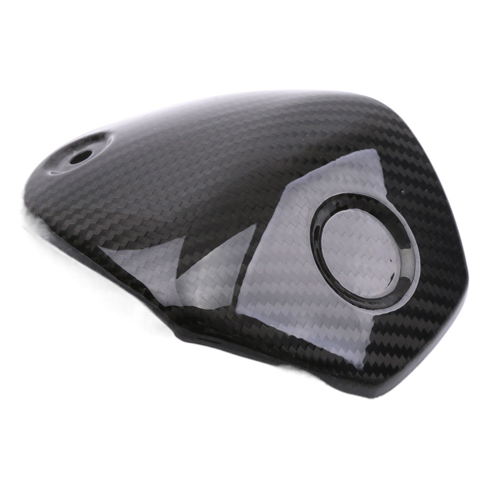 Parche de Fibra de Carbono para Manillar de YAMAHA XMAX300, Superficie Brillante, Carcasa Modificada para xmax250