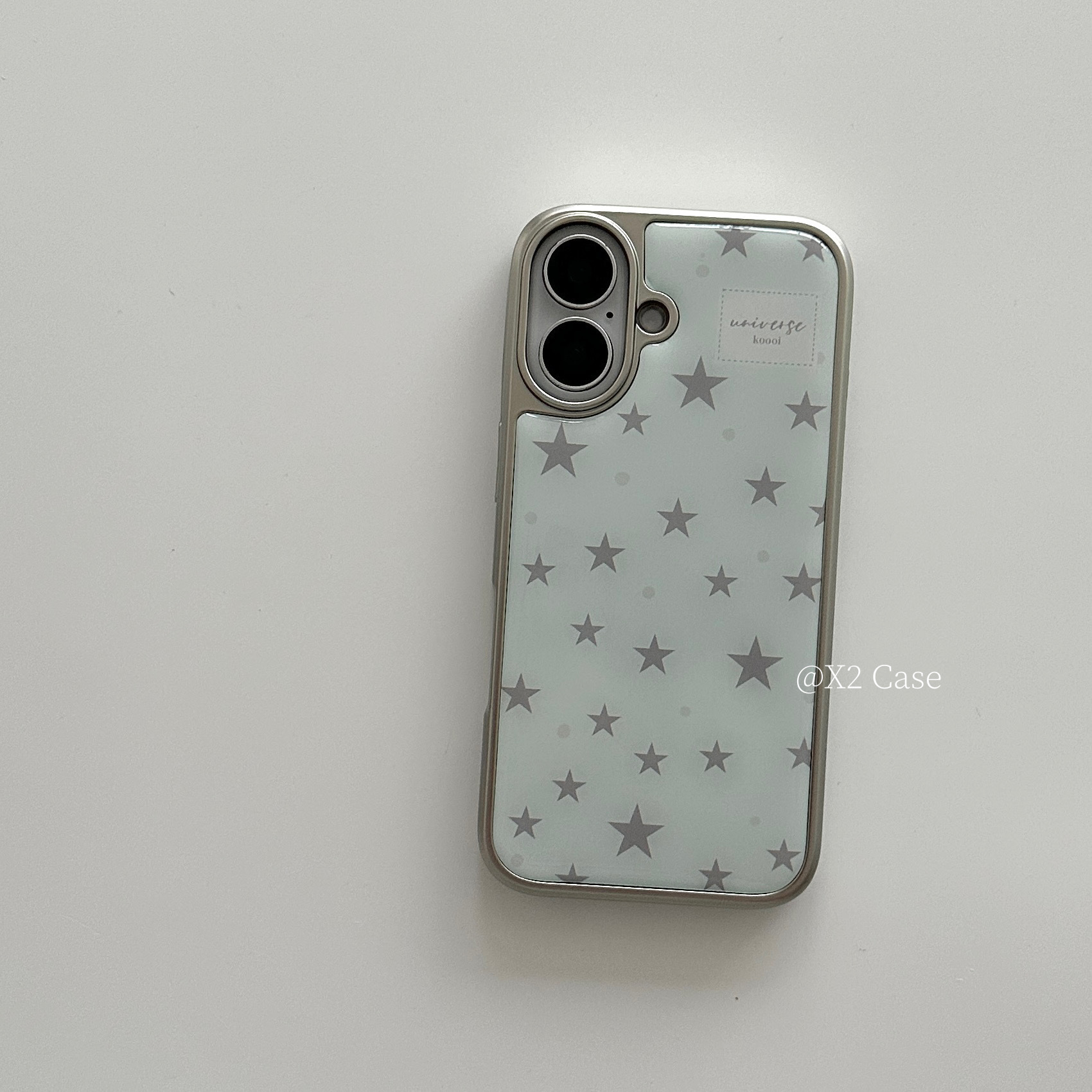 X2 Case: Rassomlardan ilhomlangan, koreyscha uslubda, Instagramga mos, Apple 16 Pro uchun mos.
