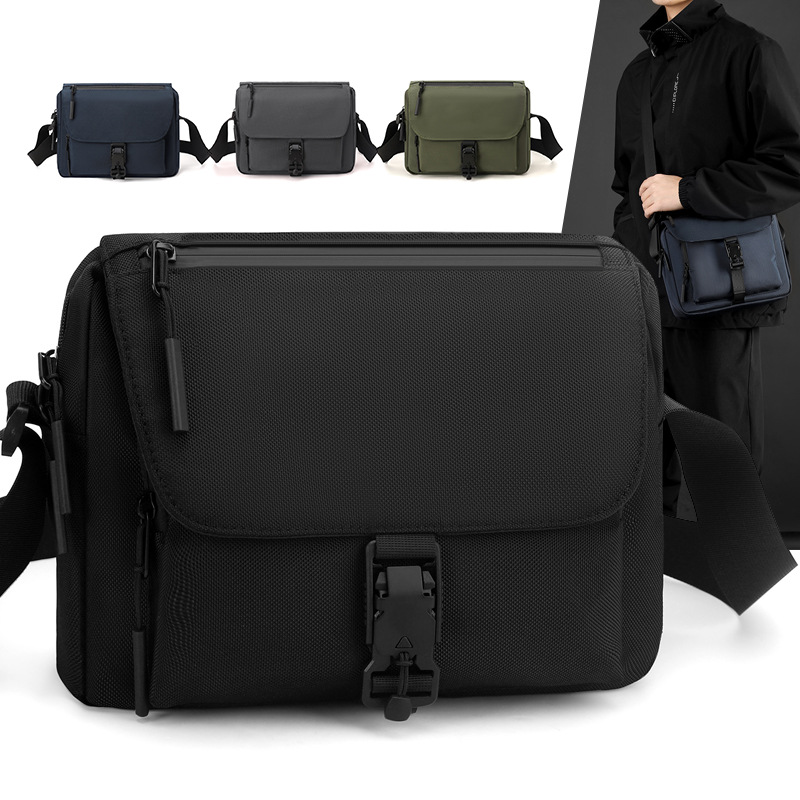 WEPOWER nuevo estilo de mochila de hombro para hombres de viaje simple, mochila pequeña y ligera, mochila de viaje diario, mochila de tramo inclinada