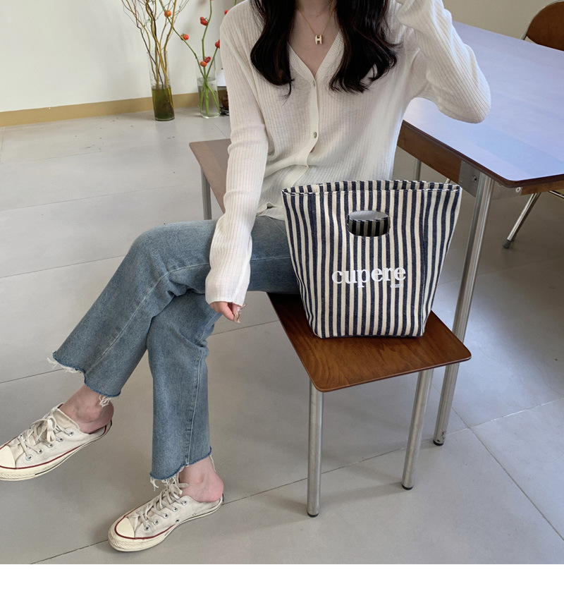 Women's Streetwear Letter Stripe Polyester Shopping Bags display picture 2