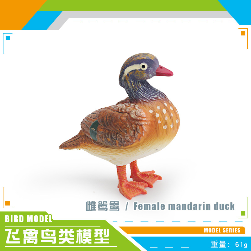 Simulación transfronteriza de aves modelo animal de pájaros flamencos, gorriones, papillones, juguetes de decoración estática