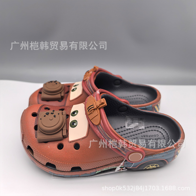 Cross nuevo Mickey cartón de dibujos animados para niños y niñas respirado antideslizante Smurf sandals