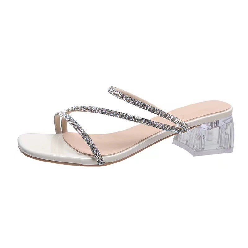 Summer slippers with a strap, 2022 collection, Korean style
