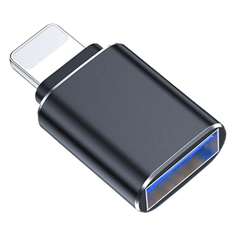Aplicable a Apple adaptador OTG USB3.0 tarjeta de sonido teclado ratón micrófono U disco Pingguo adaptador de teléfono móvil