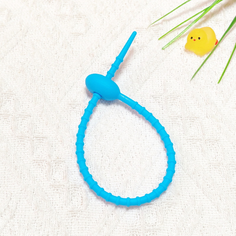 22CM 길이의 실리콘 타이, XQ9046-11 파란색