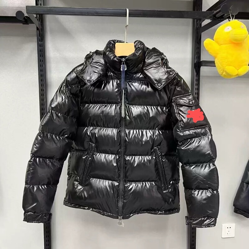 [NFC] High-quality Mongolian Maya Black Classic Down Comfortable Warm Cold-proof Hooded Jacket Wholesale Cross