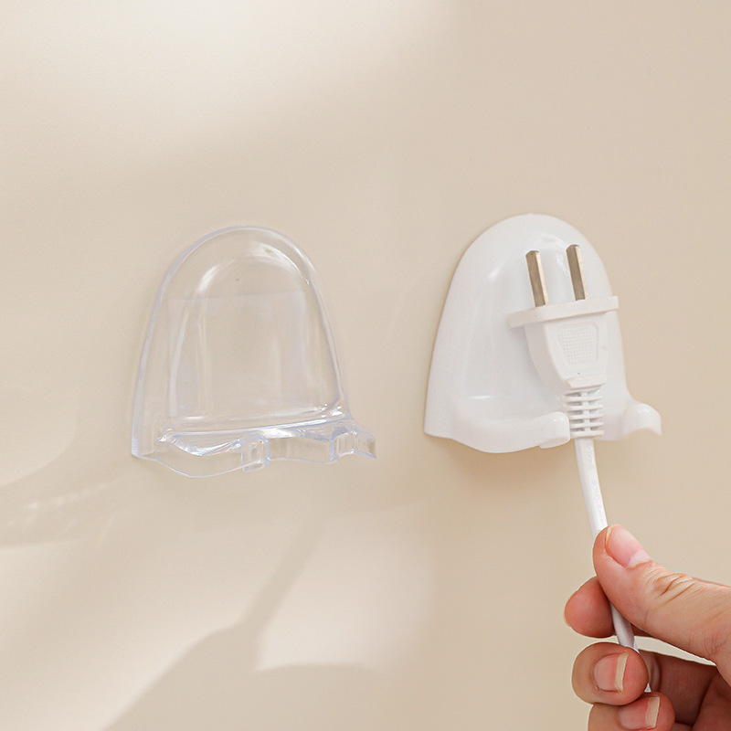Plastic paste hook bathroom wall-mounted shaving blade holder plug rack toilet non-perforated storage rack wholesale