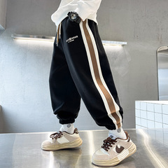 男童衛褲秋裝2023新款洋氣中大童休閒運動褲潮兒童褲子春秋裝批發