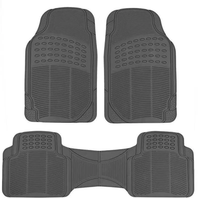 Dustproof foot mat, car floor mat, small bull-eye design, suitable for PVC solid color car floor mats, single piece, all-season, waterproof