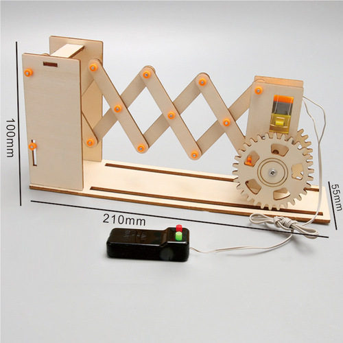 DIY electric barrier technology small production electric telescopic door for primary and secondary school students experimental kit STEAM gift wholesale