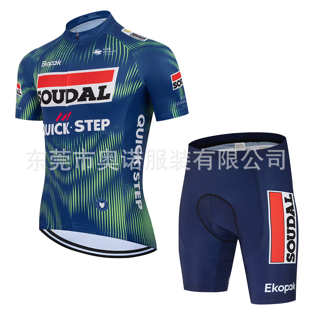 Summer jersey, breathable road road bike, travel set, equipment for cycling, with short sleeve 4