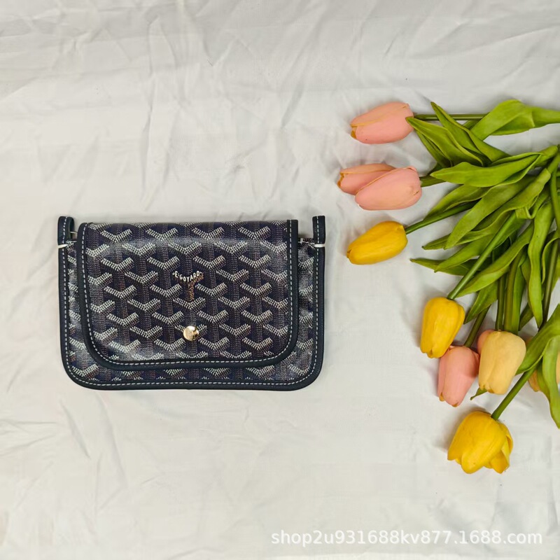 新品Goyard/戈雅信封包Plumet老花Y字满印woc邮差包单肩斜挎女包|undefined