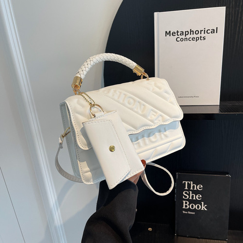 Fashionable Women's Bag, Trendy Small Square Bag, Versatile Handbag, Shoulder Bag, Crossbody Bag