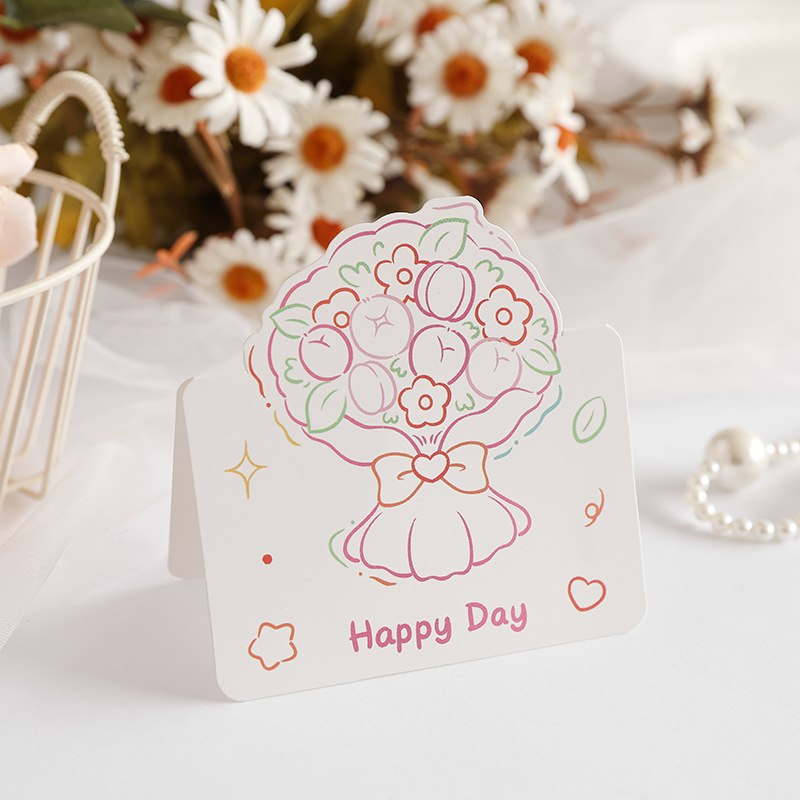 행복한 하루 [만화 라인 꽃]