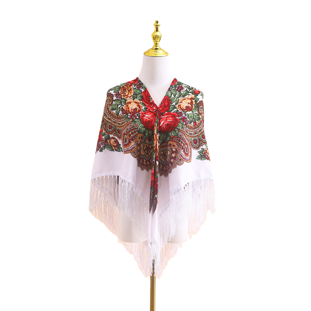 흰색 바탕에 붉은 꽃