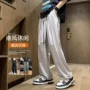 薄款新款拖地宽松休闲裤