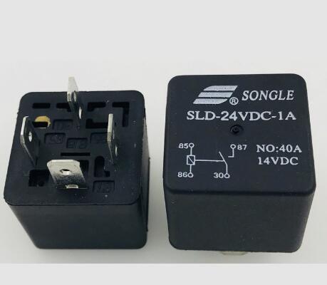 SLD-24VDC-1A 1C 松乐汽车继电器 30A 14VDC 4脚 5脚 不带柄 SARF
