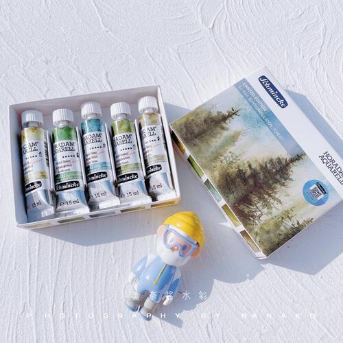 Wholesale precipitation color layered color watercolor paint artist tube set Dashi volcanic tundra custom color
