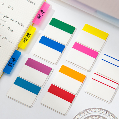 Post-it label index sticker creative cute fresh mark sticker mark tearable student bookmark paper wholesale