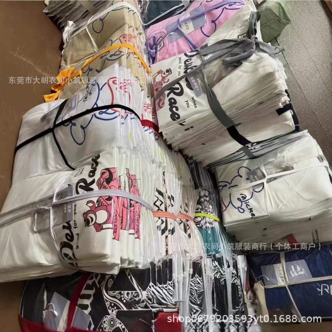 杂款女装短袖T恤直播摆摊实体店外贸女装批发春夏新款服装批发货