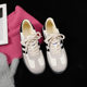 Strawberry Bear Dopamine Color Women's 2024 New Spot Pink Casual Sports Translucent Three-Bar De Training Shoes for Women