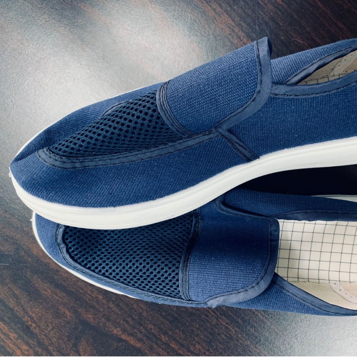 厂家批发供应PVC防护帆布中巾工业无尘鞋 软底洁净工作鞋防静电鞋