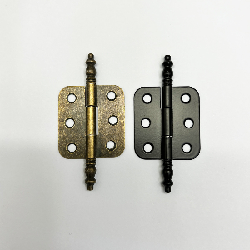 新中式仿古合页铰链 木箱工艺品盒连接合页铁黑色粗轴承合页 明装