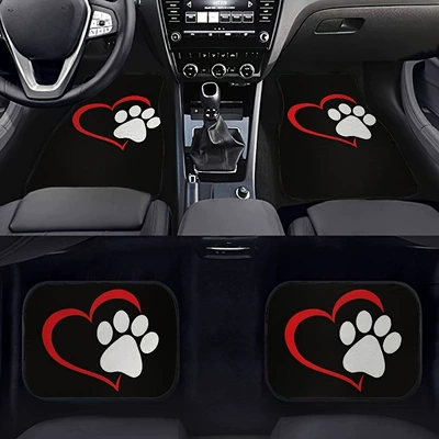 Avtomobil döşəmə paspasları – Dirt-Resistant, Wear-Resistant, Anti-Scratch Mats - x-car-floor-mat-36-3344cm-crystal-velvet-dot-plastic-bottom-two-piece-pack