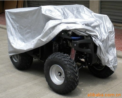 190t Polyester Taffeta Beach Vehicle Cover, All-Terrain Atv Cover, Sun Protection and Rain Protection, Black/Camouflage/Silver
