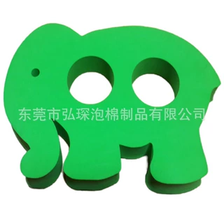 销售EVA卡通玩具冲型EVA大象兔子造型立体图贴可来图来样定制