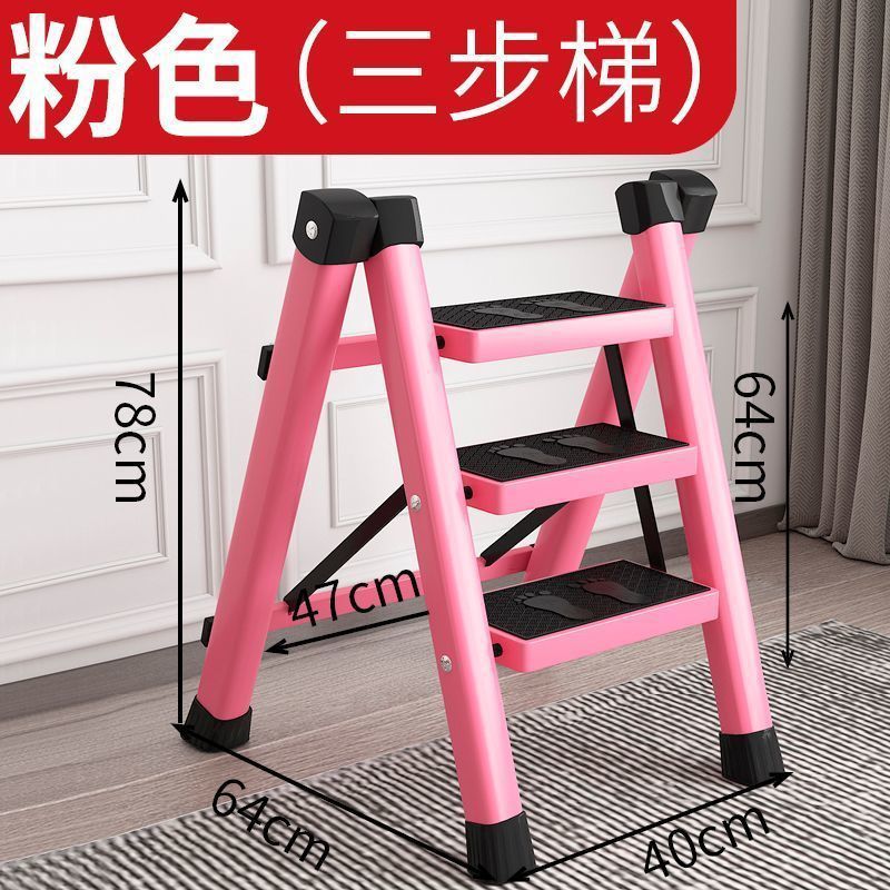 escalera doméstica escalera plegable de acero al carbono espesa escalera móvil escalera retráctil escalera multifuncional escalera interior