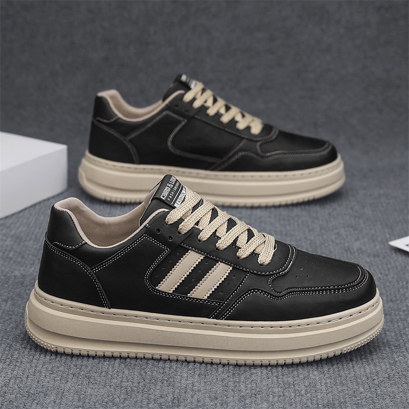 四季可穿新款男士板鞋低帮潮流舒适透气成年简约百搭跑步运动鞋