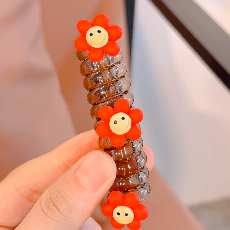 Línea telefónica coreana, lazo para el cabello, cuerda para el cabello duradera, cordón para el cabello trenzado, joyería para el cabello, banda de goma de alto valor, accesorios para el cabello para niños, lote