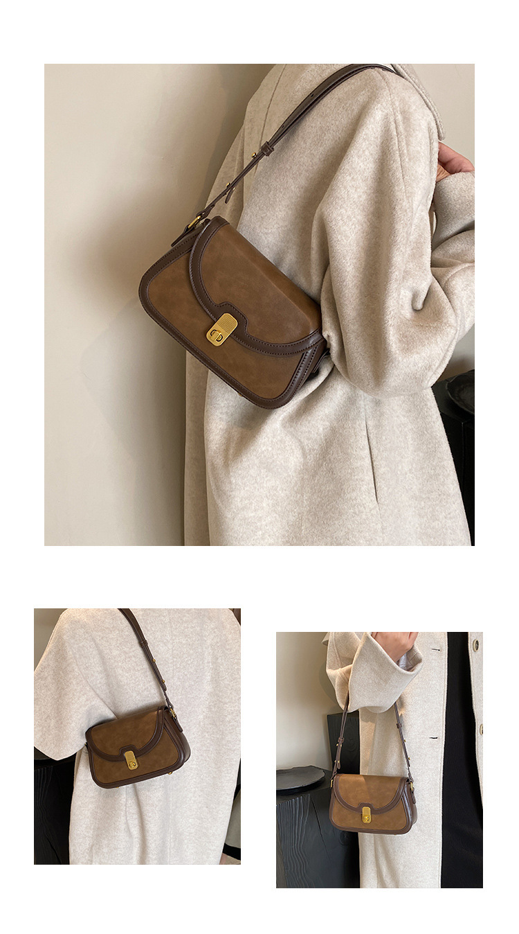 Women's Crossbody Bag Contrast Colour Small Square Shoulder Bag_voghion.com