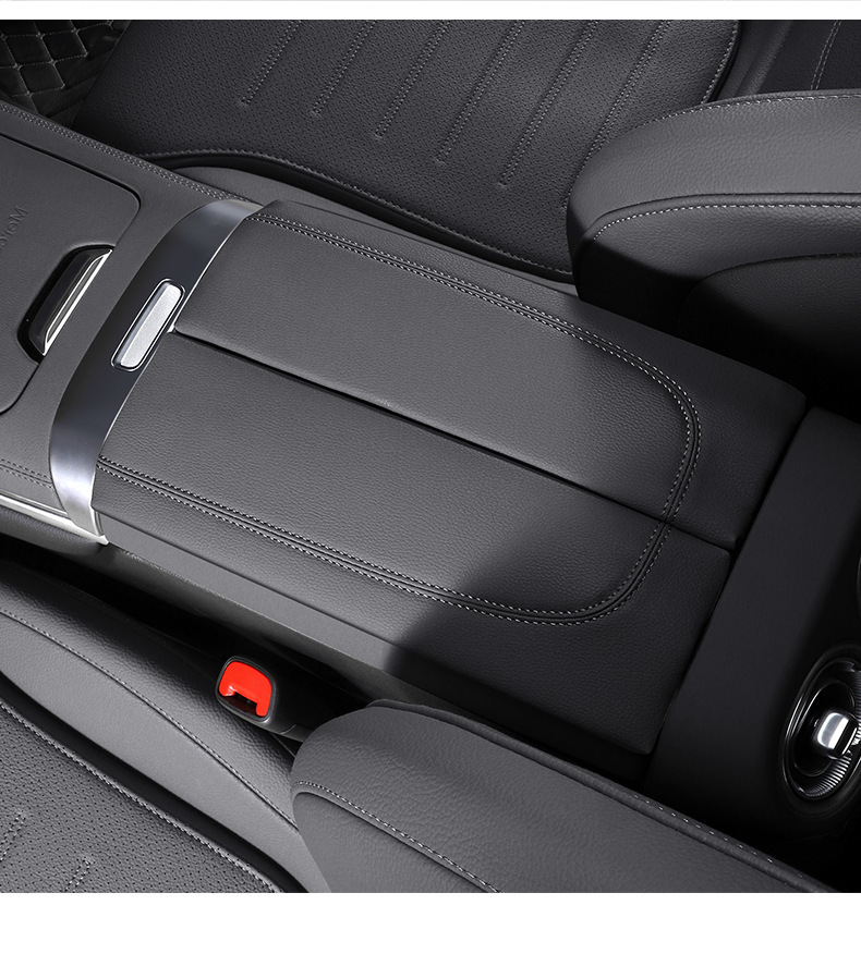 Suitable for 22-26 Models of Mercedes-Benz Glc New C-Class C260L Central Armrest Box Heightening Pad C200L Center Console Protection Pad