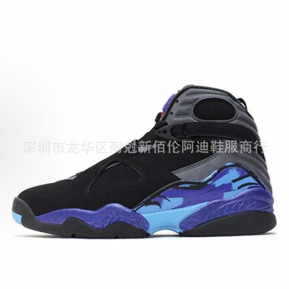 Comercio exterior transfronterizo Putian zapatos Joe8 postemporada alta aj8 negro y rojo camuflaje velcro completo zapatos de baloncesto deportivo casuales image 6