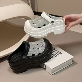 EVA拖鞋;女士洞洞鞋;厚底拖鞋