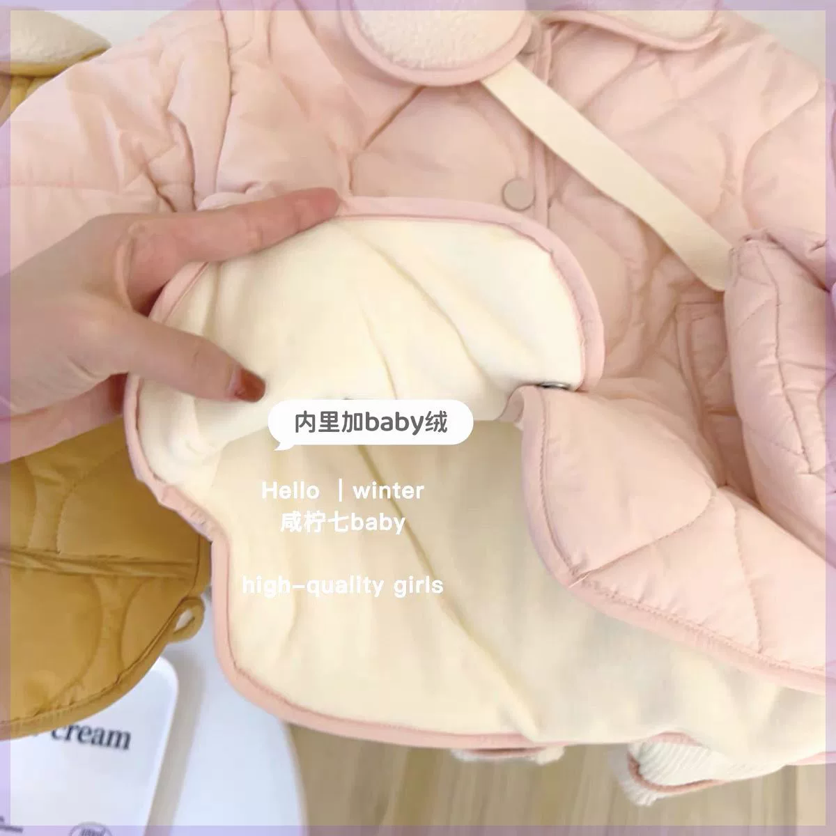 Хлопчатобумажная одежда для девочек зимний новый детский бархат хлопчатобумажная одежда